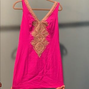 Pink & Gold Lilly Pulitzer dress